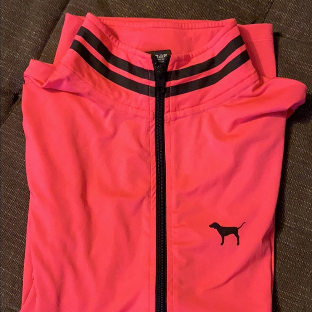 Pink VS half zip